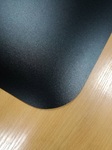 Защитный коврик под компьютерное кресло из полипропилена черный 0,9*1,20м мелкая шагрень (толщина 1,5мм) производство Россия