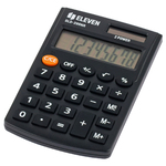 Калькулятор ELEVEN SLD-200NR, 8 разрядов, черный